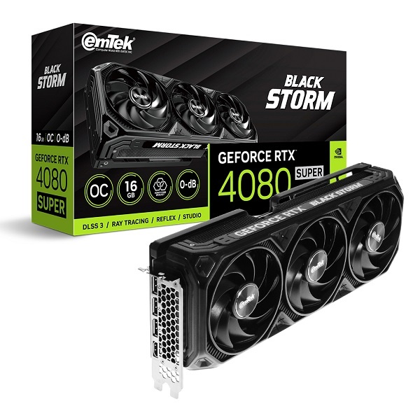 NVIDIA emTek Geforce RTX 4080 GAMEROCK OC D6X 16GB 2505MHz Gaming